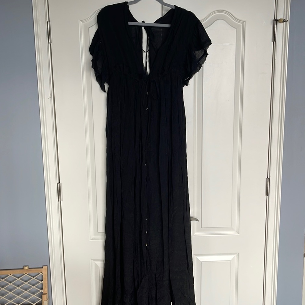 Peach love maxi dress